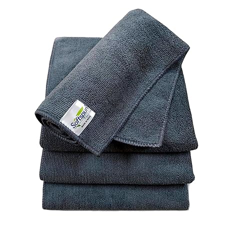 SOFTSPUN Microfiber Cloth Automotive Microfibre Towels for Car Bike Cleaning Polishing Washing